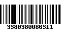 Código de Barras 3380380086311