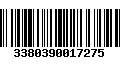 Código de Barras 3380390017275