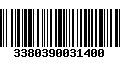 Código de Barras 3380390031400