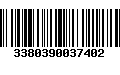 Código de Barras 3380390037402