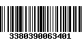 Código de Barras 3380390063401