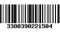 Código de Barras 3380390221504