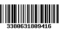 Código de Barras 3380631809416