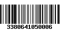 Código de Barras 3380641050006