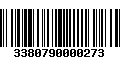 Código de Barras 3380790000273