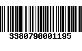 Código de Barras 3380790001195