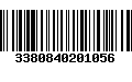 Código de Barras 3380840201056