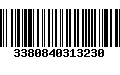 Código de Barras 3380840313230