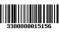 Código de Barras 3380880015156