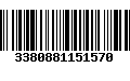 Código de Barras 3380881151570