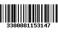 Código de Barras 3380881153147