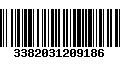 Código de Barras 3382031209186