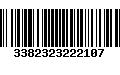 Código de Barras 3382323222107