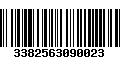 Código de Barras 3382563090023