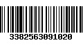 Código de Barras 3382563091020