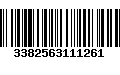 Código de Barras 3382563111261