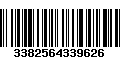 Código de Barras 3382564339626