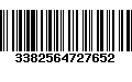 Código de Barras 3382564727652