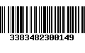 Código de Barras 3383482300149