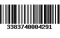 Código de Barras 3383740004291