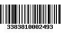 Código de Barras 3383810002493