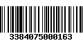 Código de Barras 3384075000163