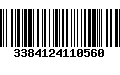 Código de Barras 3384124110560