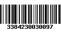 Código de Barras 3384230030097