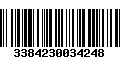 Código de Barras 3384230034248