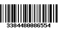 Código de Barras 3384480086554