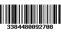 Código de Barras 3384480092708