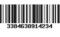 Código de Barras 3384638914234