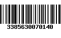 Código de Barras 3385630070140