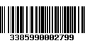 Código de Barras 3385990002799