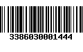 Código de Barras 3386030001444