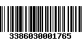 Código de Barras 3386030001765