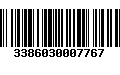 Código de Barras 3386030007767