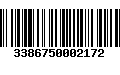 Código de Barras 3386750002172