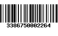 Código de Barras 3386750002264