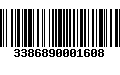 Código de Barras 3386890001608