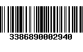 Código de Barras 3386890002940