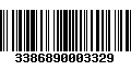 Código de Barras 3386890003329