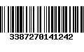 Código de Barras 3387270141242