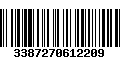 Código de Barras 3387270612209