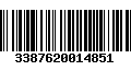 Código de Barras 3387620014851