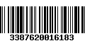 Código de Barras 3387620016183