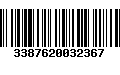 Código de Barras 3387620032367