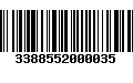 Código de Barras 3388552000035