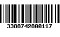 Código de Barras 3388742800117