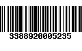 Código de Barras 3388920005235